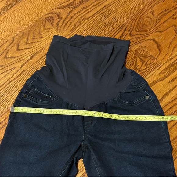 Indigo Blue | Maternity Jeans in Dark Blue - Size Petite Medium - Picture 6 of 6